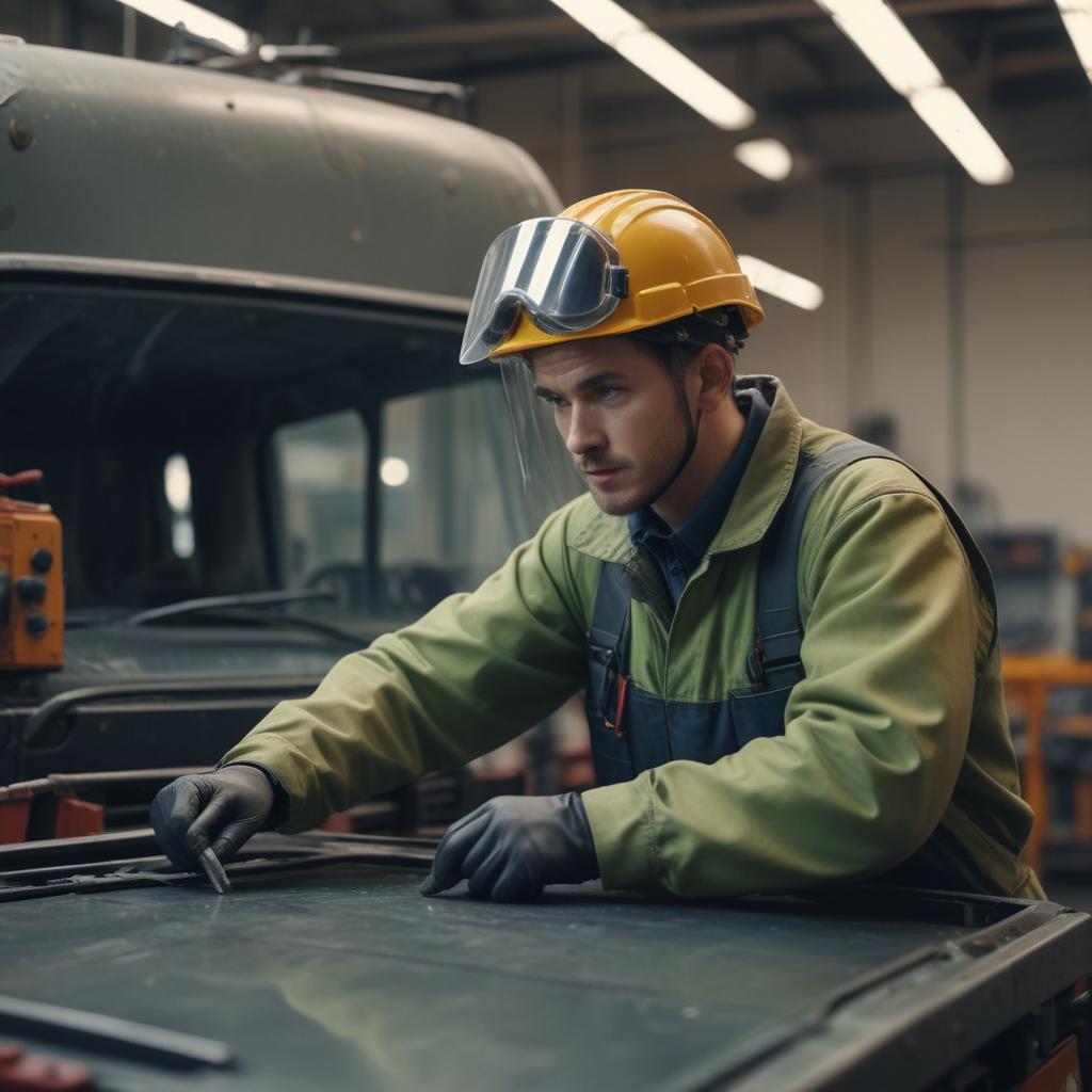 Замена лобового стекла грузового автомобиля: этапы, требования и порядок работ
